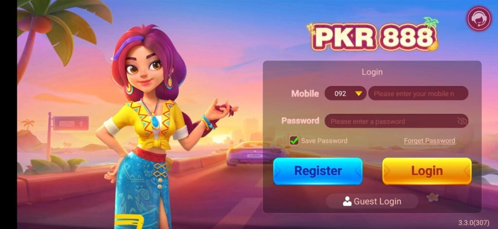 Pkr 888 Game Install play